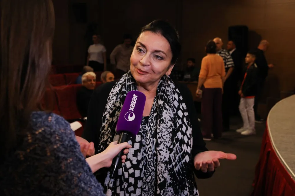 “Xəzər Media Mərkəzi”ndə Nəcibə Hüseynovanın 70 illiyi qeyd olundu – - FOTOLAR-VİDEO