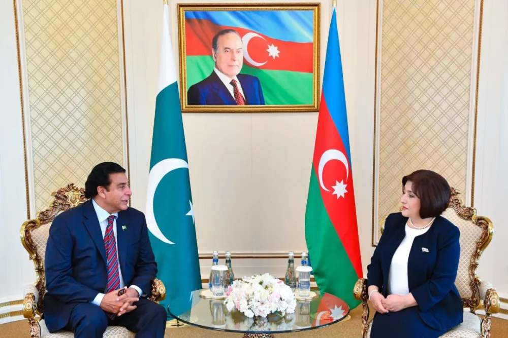 Azərbaycan və Pakistan parlament sədrlərinin görüşü oldu