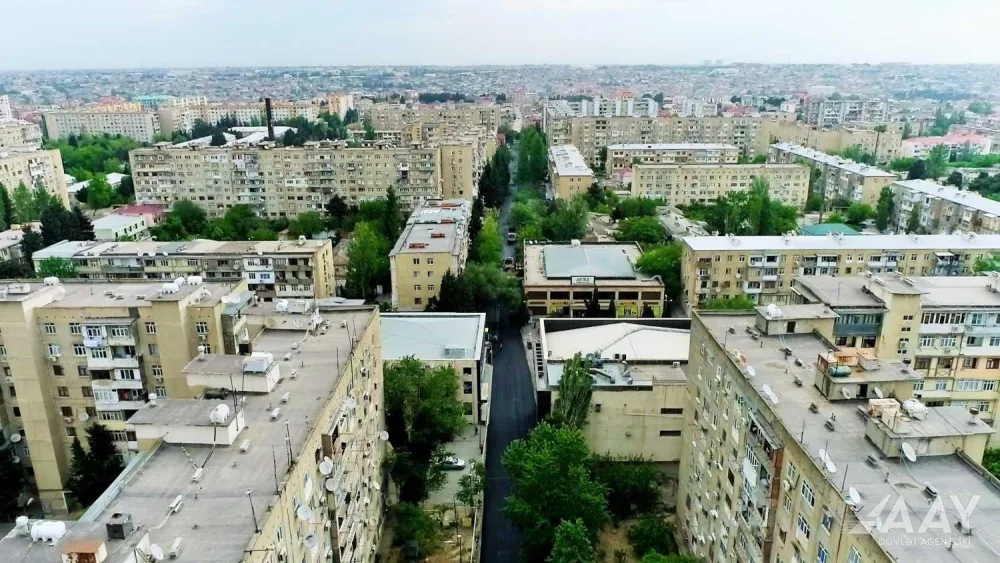 Bakıxanov qəsəbəsində küçə təmir olunur - FOTO/VİDEO