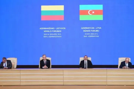Azərbaycan-Litva sənədlərinin imzalanması mərasimi oldu