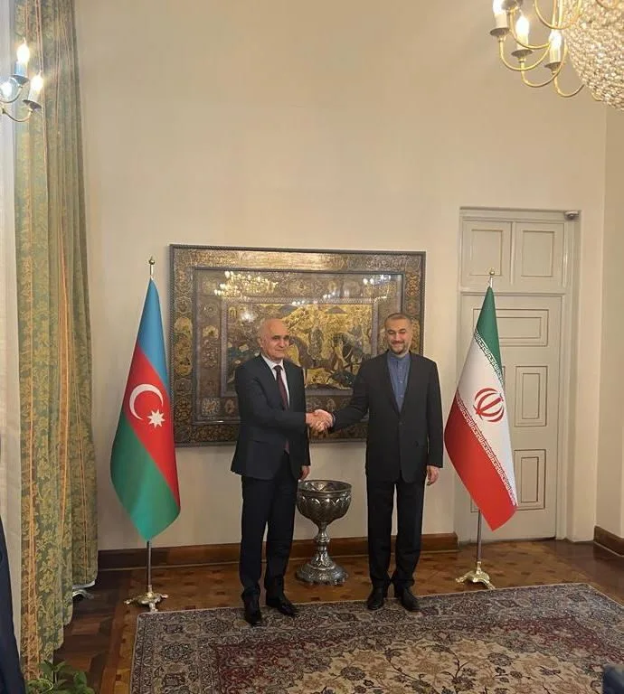 Şahin Mustafayev İran XİN rəhbəri ilə görüşdü - -FOTO