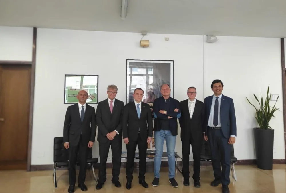 Ceyhun Bayramov Turin Politexnik Universitetinin rektoru ilə görüşdü - FOTO