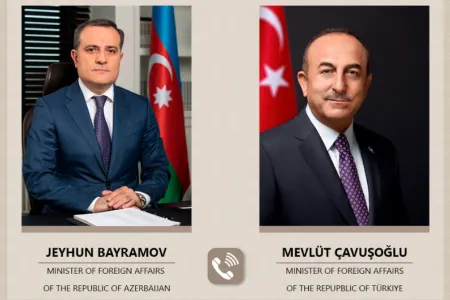 Türkiyə və Azərbaycan XİN başçıları telefonla danışıb