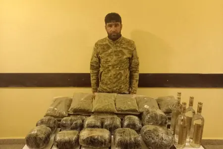 Sərhəddən narkotik keçirilməsinin qarşısı alınıb