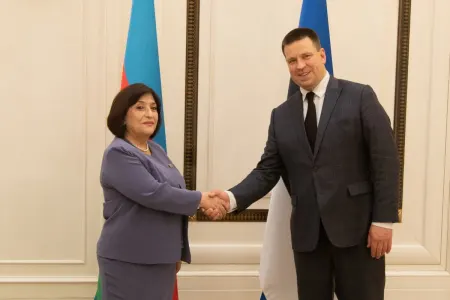 Sahibə Qafarova Estoniya parlamentinin sədri ilə görüşüb