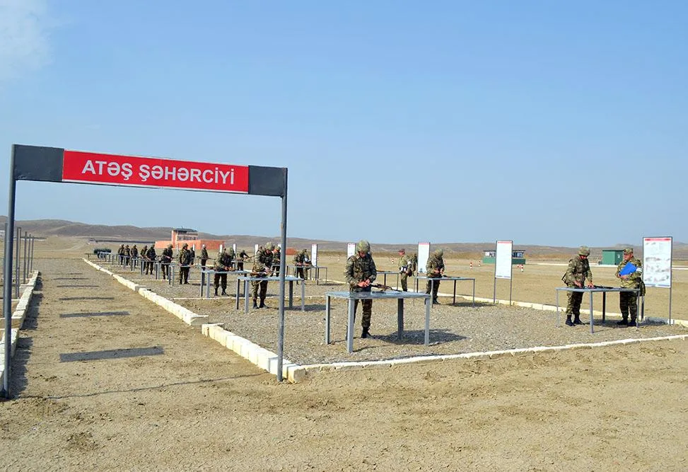 Zakir Həsənov "Qaraheybət"də yeni hərbi infrastruktura baxış keçirildi - VİDEO/FOTO