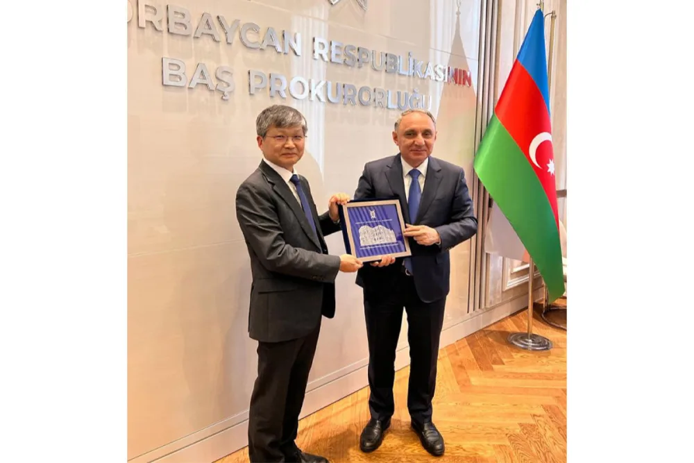Kamran Əliyev Koreya səfiri ilə görüşdü - FOTO