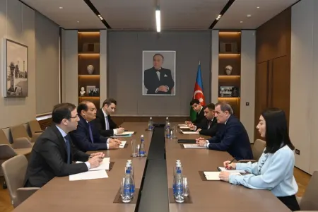 Ceyhun Bayramov Türk Dövlətləri Təşkilatının Baş katibi ilə görüşdü