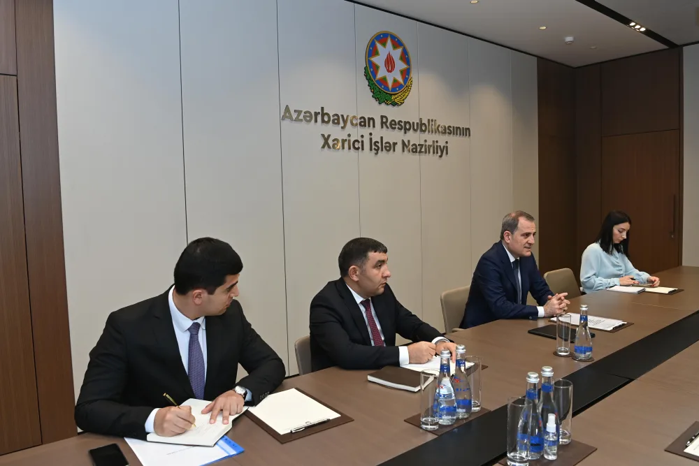 Ceyhun Bayramov Türk Dövlətləri Təşkilatının Baş katibi ilə görüşdü