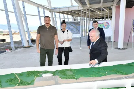Prezident Zəngilan Beynəlxalq Hava Limanının tikintisi ilə tanış olub- - Yeniləndi