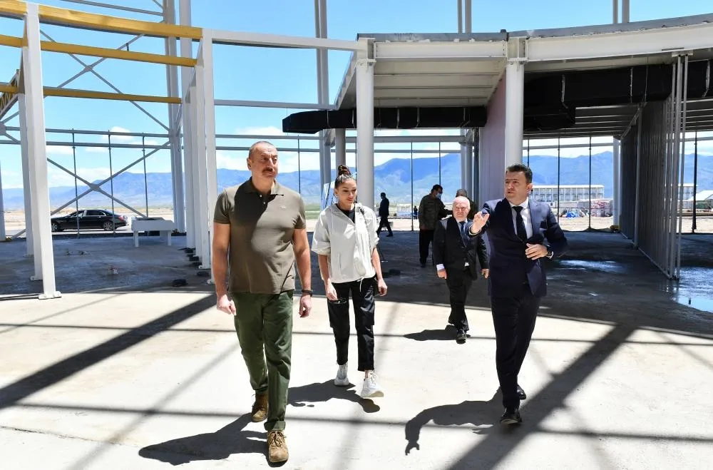 Prezident Zəngilan Beynəlxalq Hava Limanının tikintisi ilə tanış olub- - Yeniləndi