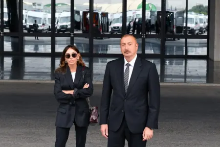 İlham Əliyev və xanımı Zəngilan məscidinin tikinti işləri ilə tanış oldular