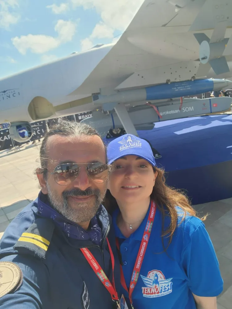 Türk pilot: "Bizi bu qədər könüldən sevən xalqla qarşılaşmaqdan çox məmnunuq" - VİDEO