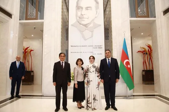 Azərbaycanın Çindəki Səfirliyinin yeni binasının açılışı oldu - -FOTO