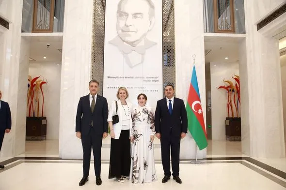 Azərbaycanın Çindəki Səfirliyinin yeni binasının açılışı oldu - -FOTO