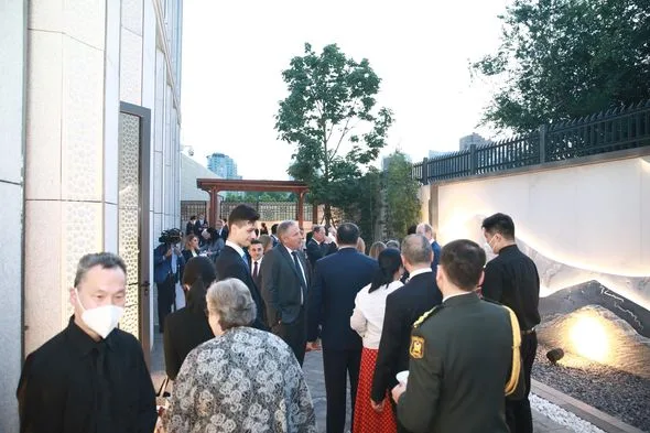 Azərbaycanın Çindəki Səfirliyinin yeni binasının açılışı oldu - -FOTO