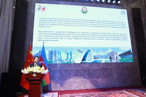 Azərbaycanın Çindəki Səfirliyinin yeni binasının açılışı oldu - -FOTO