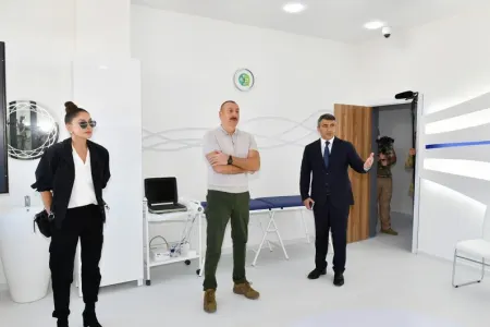 Dövlət başçısı və birinci xanım Zəngilanda azərbaycanlı həkimlərlə videobağlantı vasitəsilə söhbət etdilər
