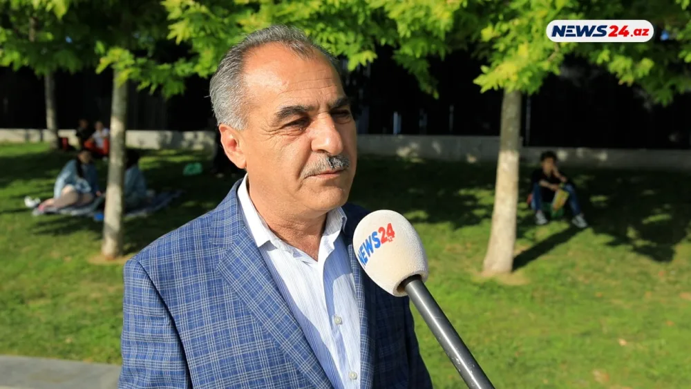 Müstəqillik gününü qeyd edən Bakıdan - VİDEOREPORTAJ