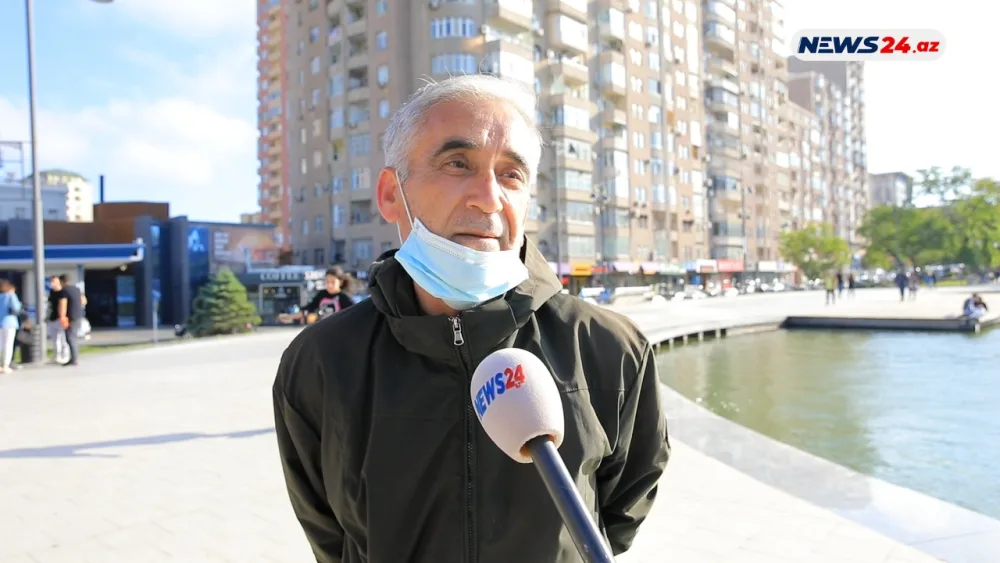 Müstəqillik gününü qeyd edən Bakıdan - VİDEOREPORTAJ