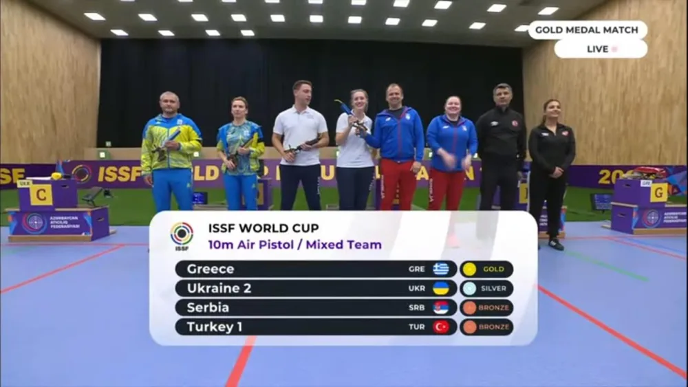 Stend atıcılığının səngər növü üzrə qızıl medalçılar müəyyən edildi - -FOTO