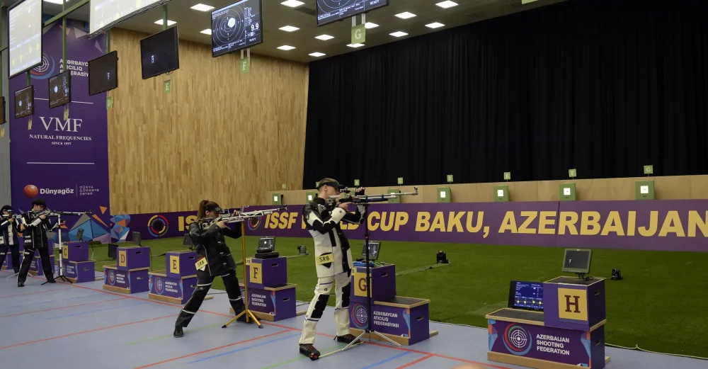 Stend atıcılığının səngər növü üzrə qızıl medalçılar müəyyən edildi - -FOTO