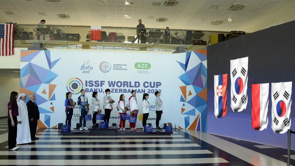 Stend atıcılığının səngər növü üzrə qızıl medalçılar müəyyən edildi - -FOTO