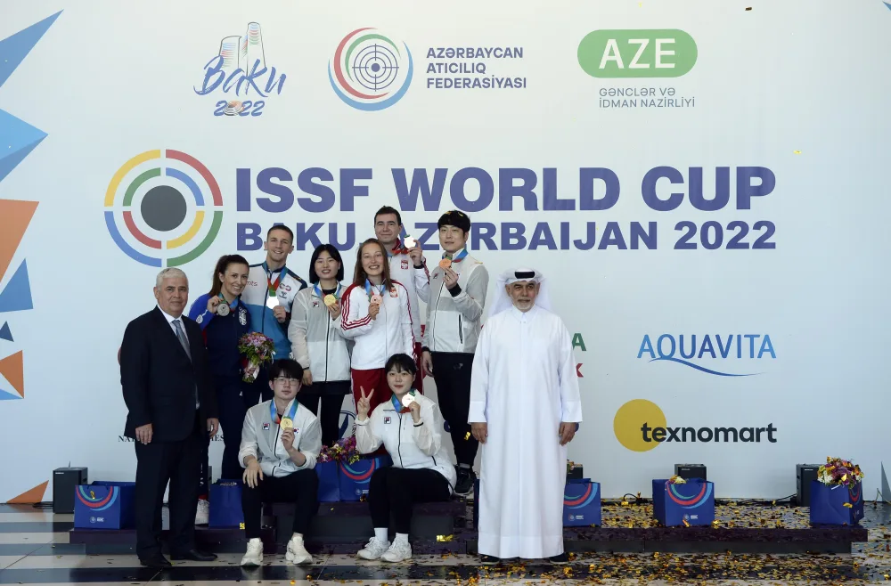 Stend atıcılığının səngər növü üzrə qızıl medalçılar müəyyən edildi - -FOTO