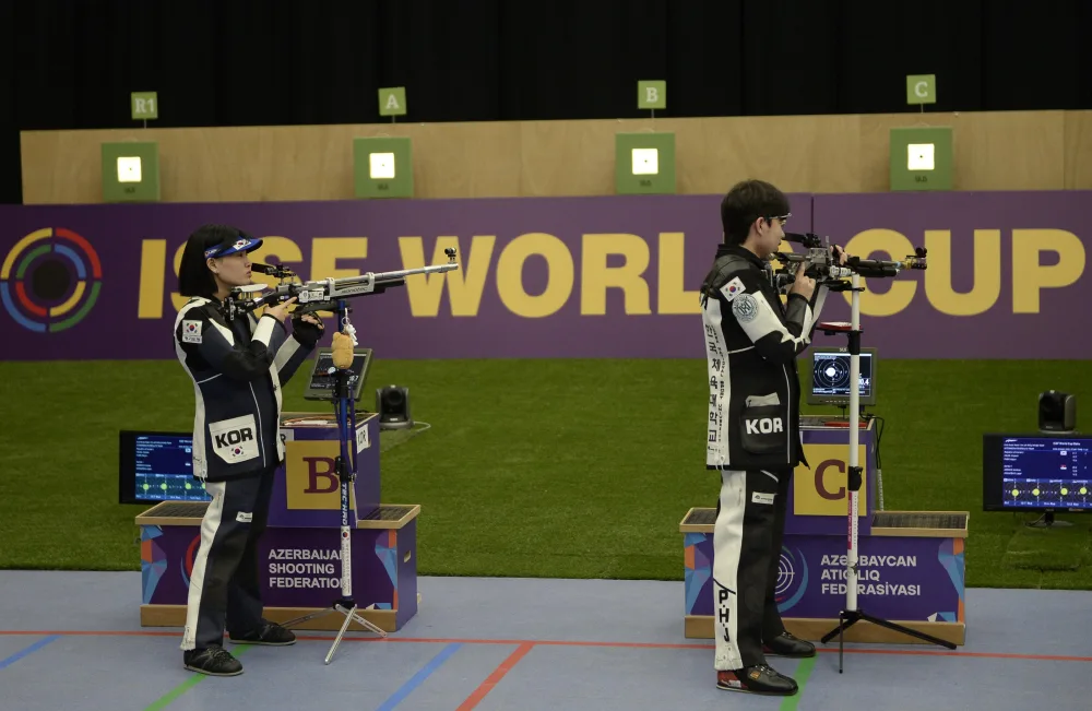 Stend atıcılığının səngər növü üzrə qızıl medalçılar müəyyən edildi - -FOTO