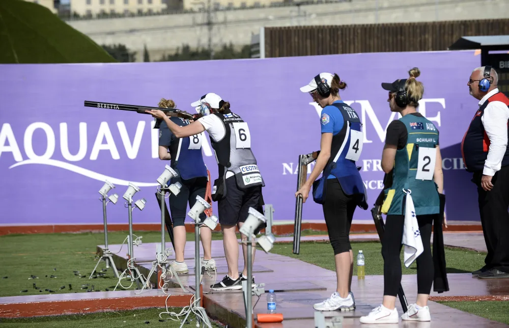 Stend atıcılığının səngər növü üzrə qızıl medalçılar müəyyən edildi - -FOTO