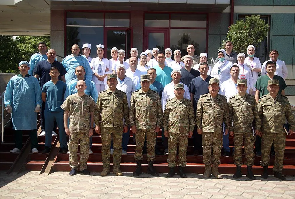 Baş Klinik Hospitalda tibbi təlim keçirildi - VİDEO/FOTO