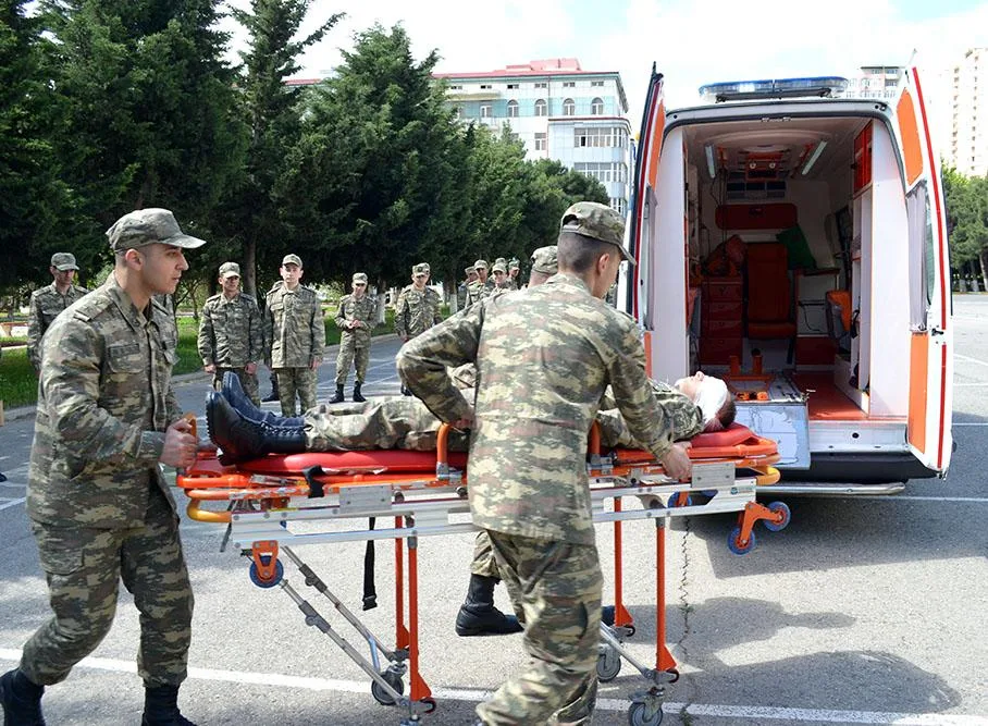 Baş Klinik Hospitalda tibbi təlim keçirildi - VİDEO/FOTO