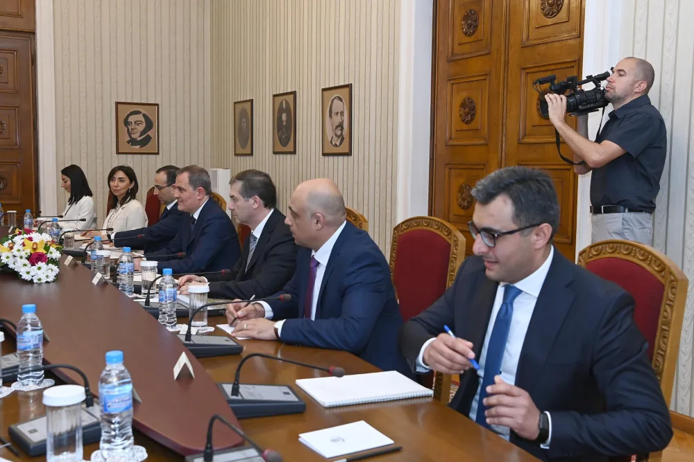 Ceyhun Bayramov Bolqarıstan Prezidenti ilə görüşdü