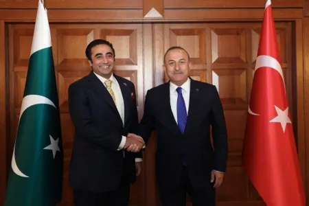 Çavuşoğlu Bhutto Zardarini ilə görüşdü