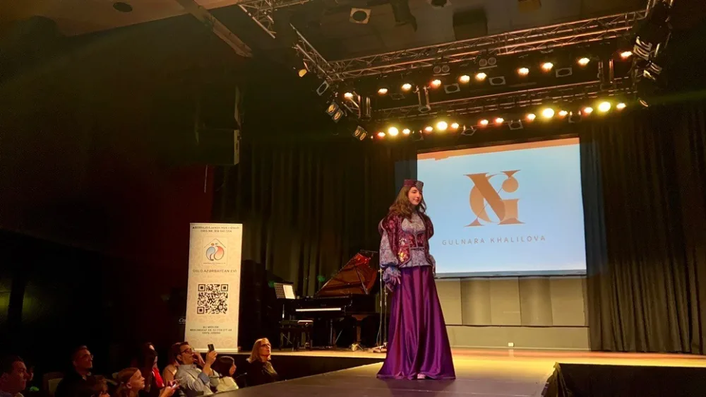 Gülnarə Xəlilovanın "Xarıbülbül və Qarabağ" milli geyim kolleksiyası Norveçdə nümayiş olundu – - FOTO - VİDEO