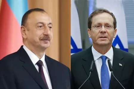 İsrail Prezidenti Azərbaycan dövlət başçısına təbrik ünvanladı