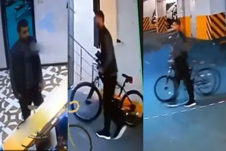 Bakıda ticarət mərkəzindən velosiped oğurlayan şəxs tutulub - FOTO