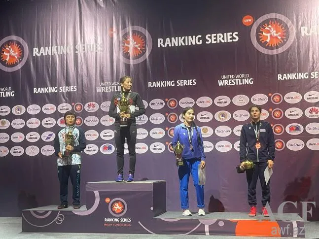 Azərbaycanın qadın güləşçiləri Qazaxıstan kubokunda 4 medal qazandı - -FOTO