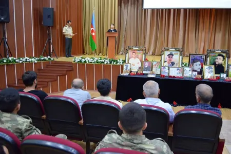 Şəhidlərin xatirəsinə həsr olunmuş anım mərasimi keçirildi