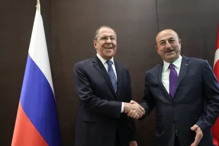 Lavrov və Çavuşoğlu arasında görüş keçirilir