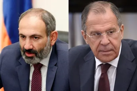 Lavrov İrəvanda Paşinyanla görüşdü