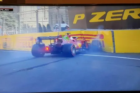 "Formula 2" üzrə Azərbaycan Qran-prisində ilk qəza baş verdi