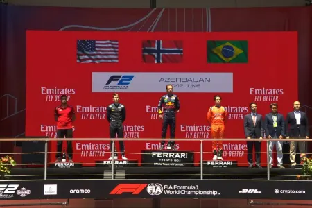 "Formula 2"nin qalibləri mükafatlandırıldı