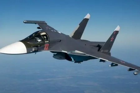 Rusiyanın Su-34 təyyarəsi - VURULDU