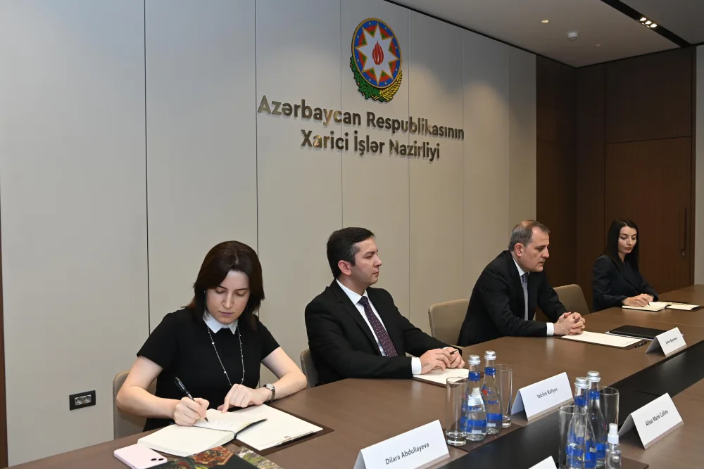 Ceyhun Bayramov BMT Baş Assambelyasının sədri ilə görüşdü - FOTO