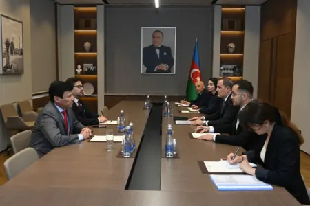 Ceyhun Bayramov Paraqvay Parlamentinin nümayəndələri ilə görüşüb - FOTO