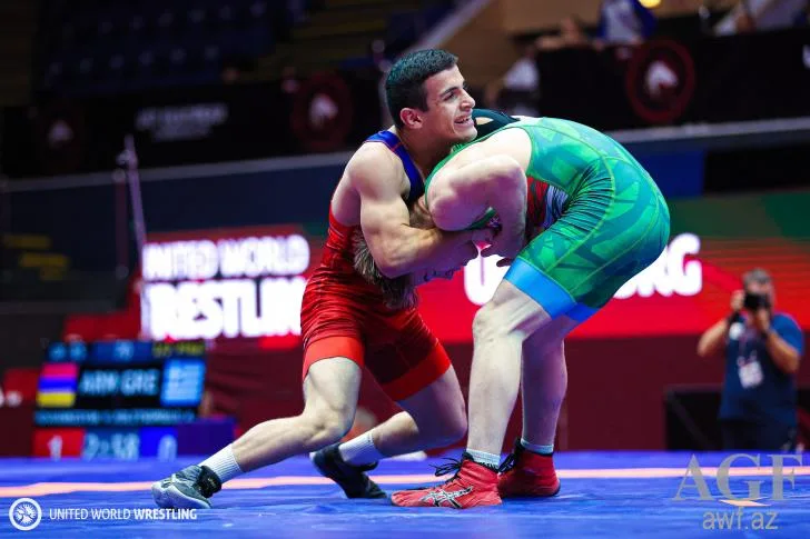 Azərbaycan güləşçisi erməni rəqibinə qalib gələrək Avropa çempionu olub
