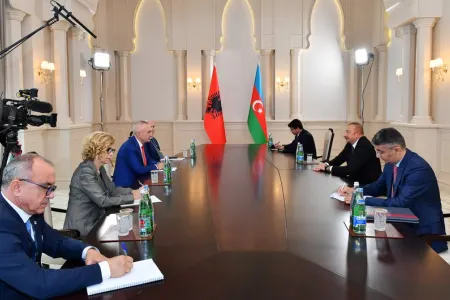 Azərbaycan və Albaniya prezidentləri arasında görüş oldu