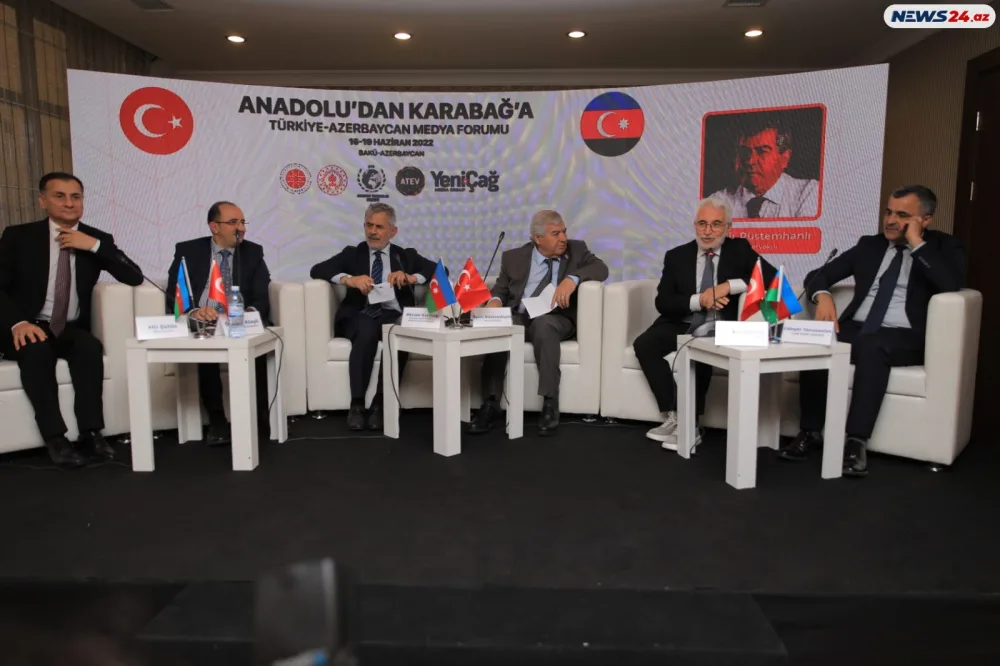 “Anadoludan Qarabağa” Türkiyə-Azərbaycan Media Forumu başladı - FOTO