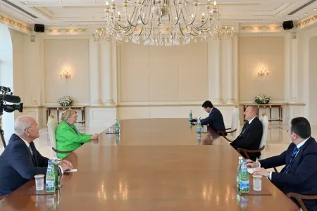 Prezident İlham Əliyev BMT Baş katibinin müavinini qəbul etdi - YENİLƏNİB
